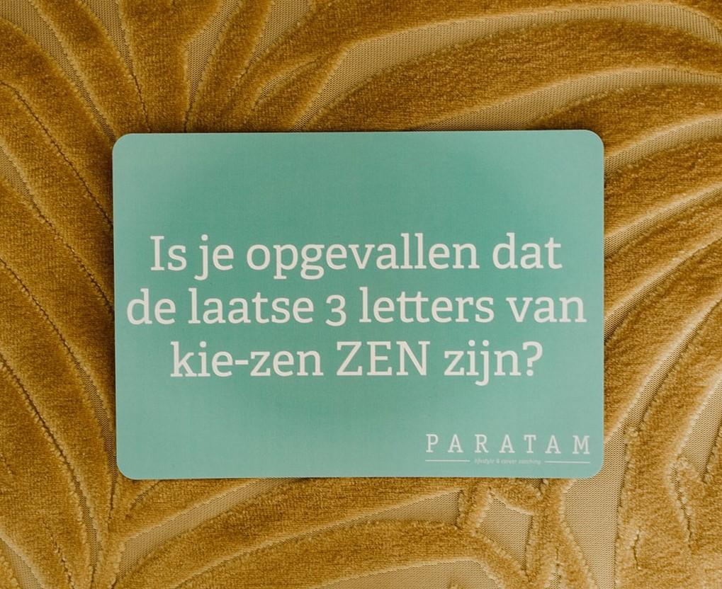 Workshop - De kunst van kiezen